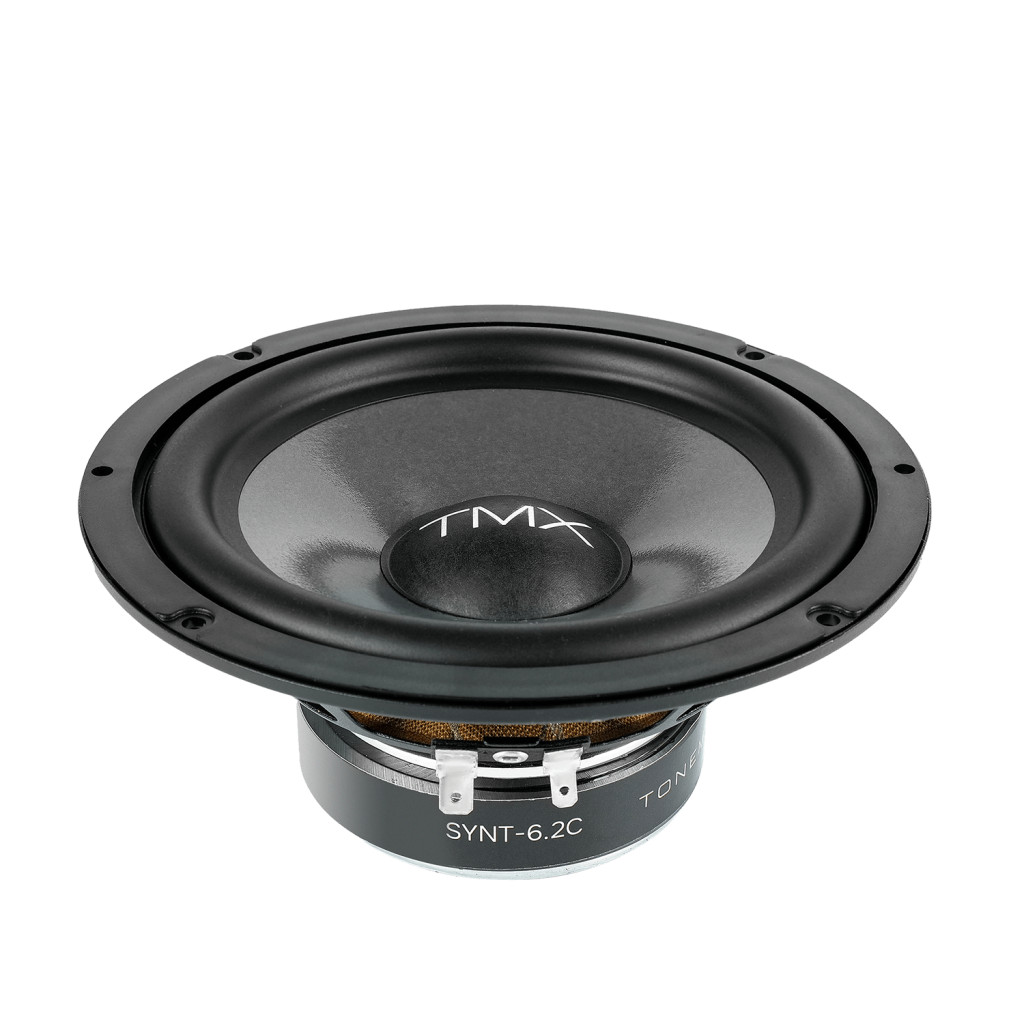 Tonemix SYNT-6.2C / 2-x полосная компонентная акустика, НЧ/СЧ-динамик 6,5" (165 мм), ВЧ-динамик 1,0" (25,4 мм) шелк, RMS 100 Вт, 4 Ом 