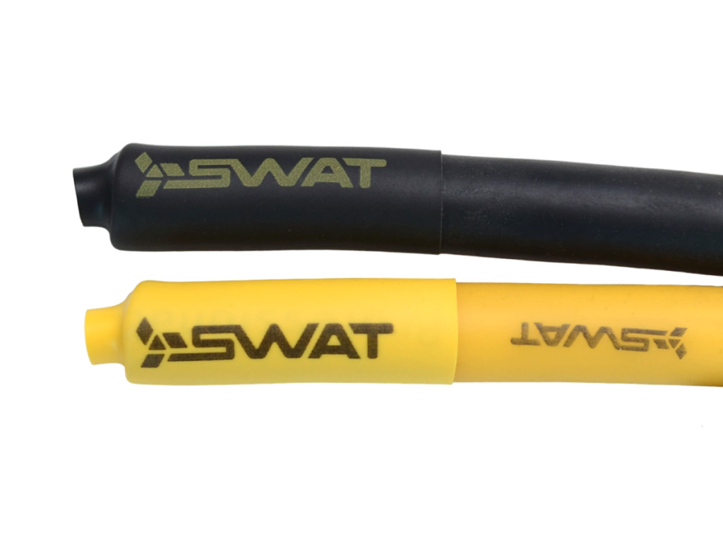 Трубки термоусадочные, d18мм, 0Ga, 5шт. черных и 5шт. желтых длиной 4см.