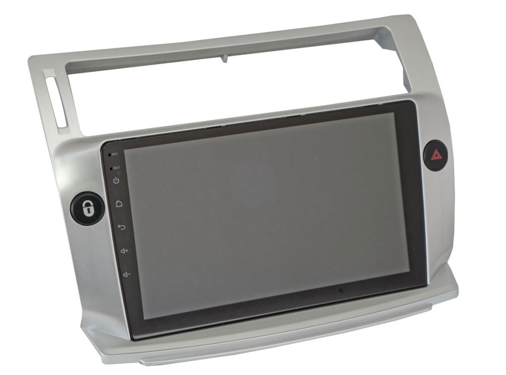 Рамка для UMS  CITROEN C4 2004-2009, 9" SILVER