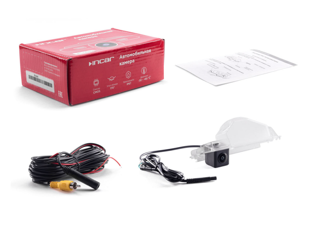Camera Renault Logan I/II (04+), Sandero I/II (09+), Sandero Stepway I/II (09+), Symbol I(99-08) (INCAR VDC-115FHD)/Цифровая камера 1080P(1920х1080)