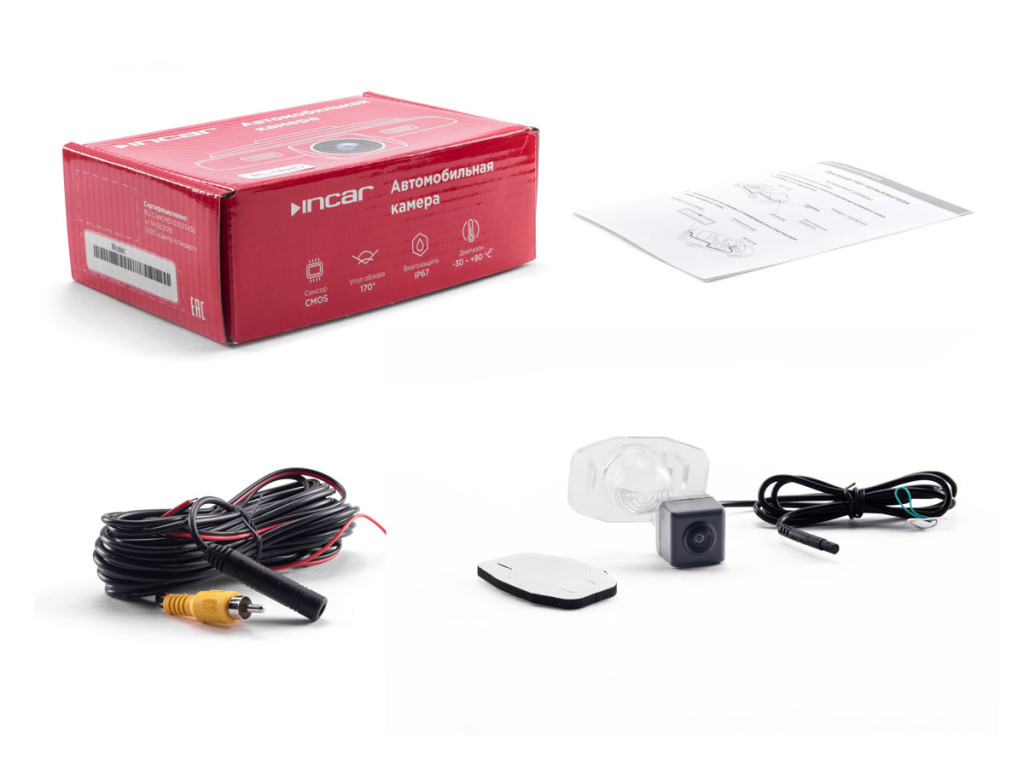 Camera Toyota Corolla (X) (07-13),Auris I(06-12),Alphard II(08-14),BYD G3(09-14),L3 (10-15),G6(11-13),F3 (INCAR VDC-027FHD)/Цифровая камера 1080P