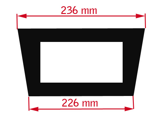 Рамка  AUDI A4 (B6) 2000-2006, A4 (B7) 2004-2009 2din (широкая)