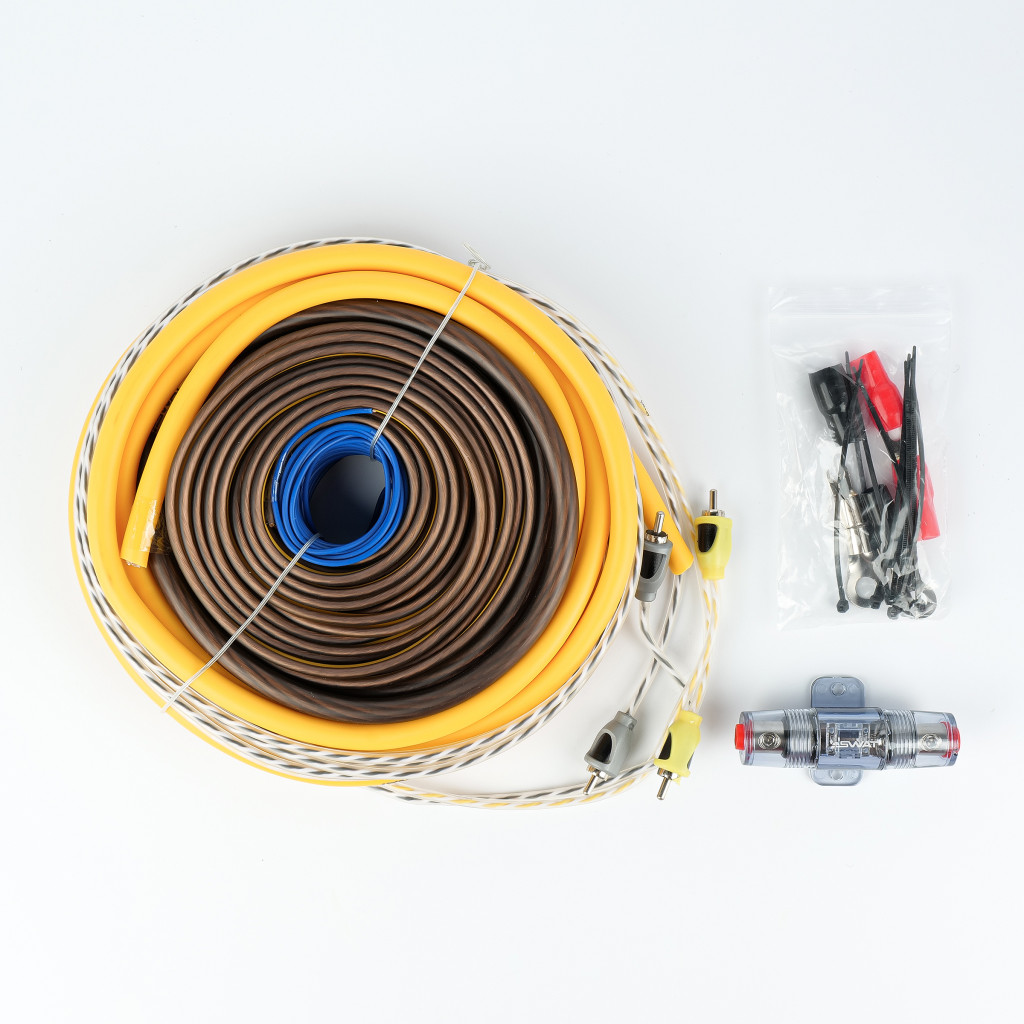 SWAT PAC-T4 /набор проводов для подкл. 2х кан. усилителя 4Ga, ССА, блистер