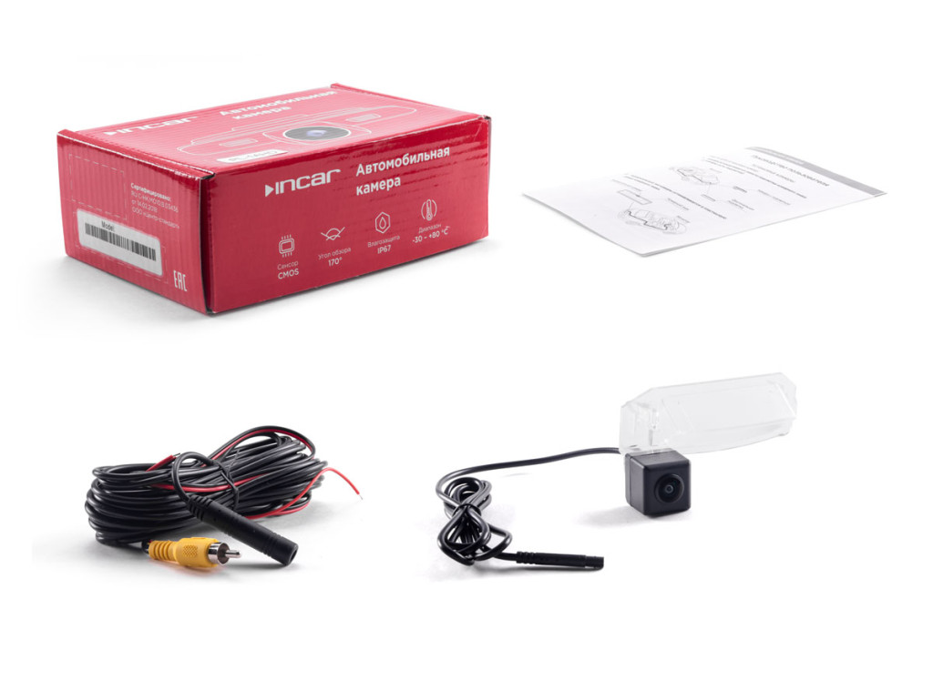 Camera Mitsubishi Lancer IX (2000-2010), Eclipse Cross (2017-2020), Outlander III (2018+) (INCAR VDC-125MHD)/Цифровая камера 720P(1080х720)