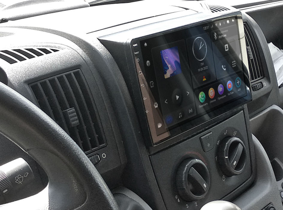 Рамка для UMS  PEUGEOT Boxer, CITROEN Jumper,  FIAT Ducato 2006+, 9"