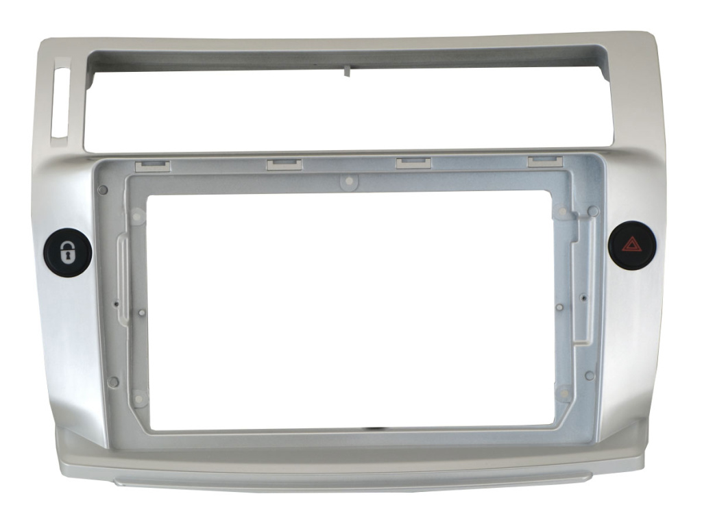 Рамка для UMS  CITROEN C4 2004-2009, 9" SILVER