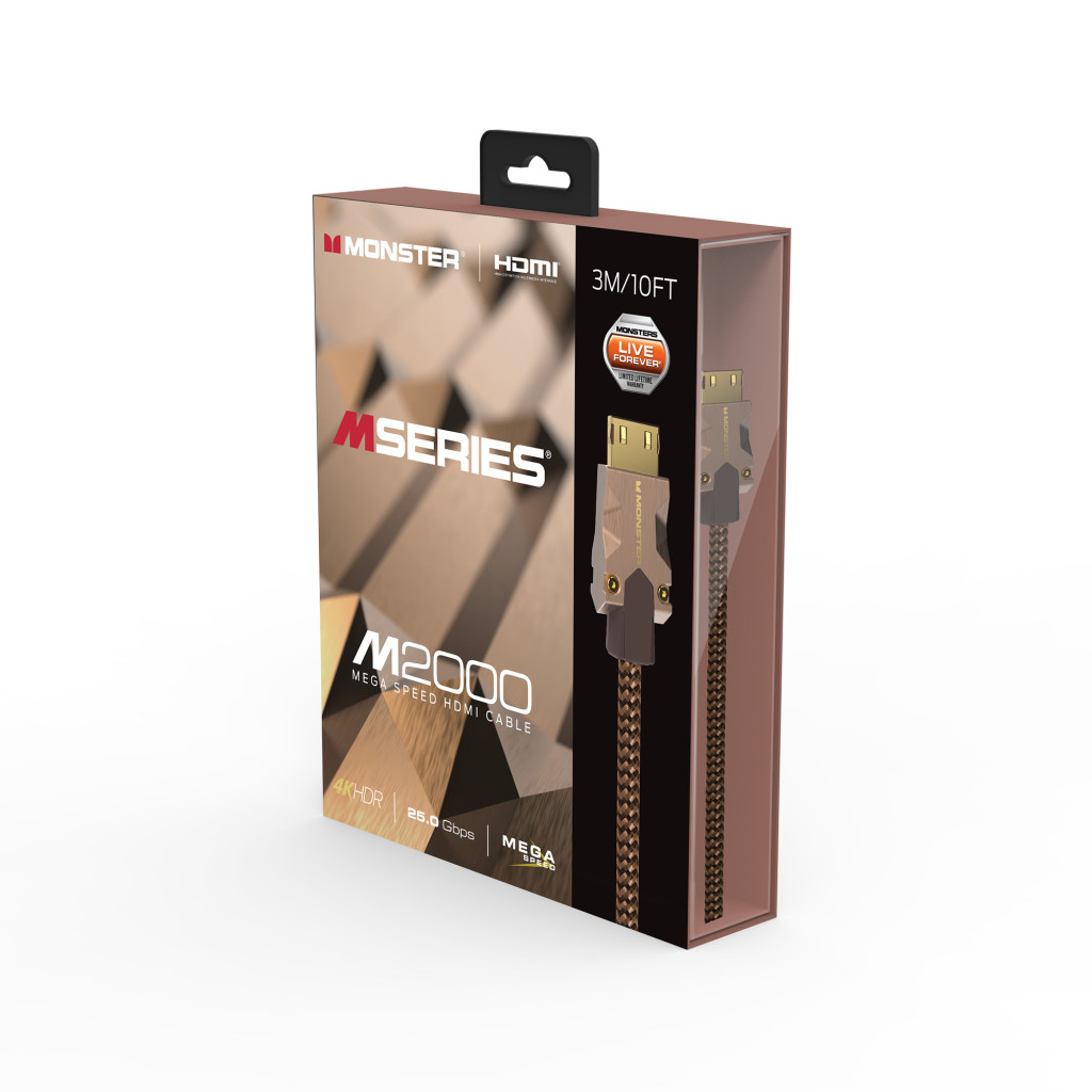 Monster Cable Mseries M2000, HDMI кабель, 4K, UHD, 3m