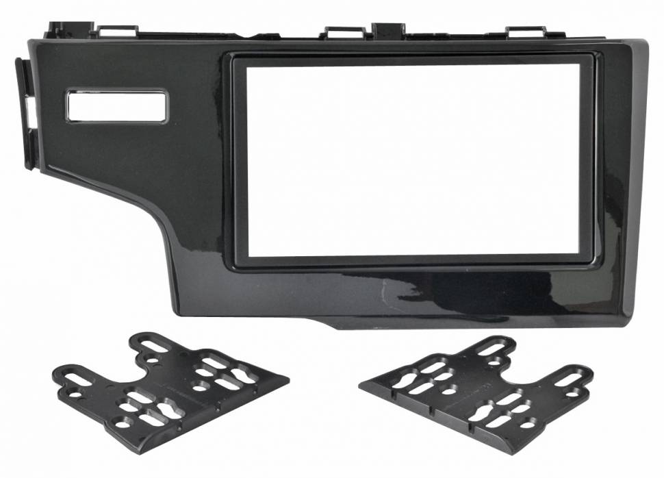 Рамка  HONDA Fit, Jazz 2013+ (а/м без лампы Air-Bag / лев. руль)  2din