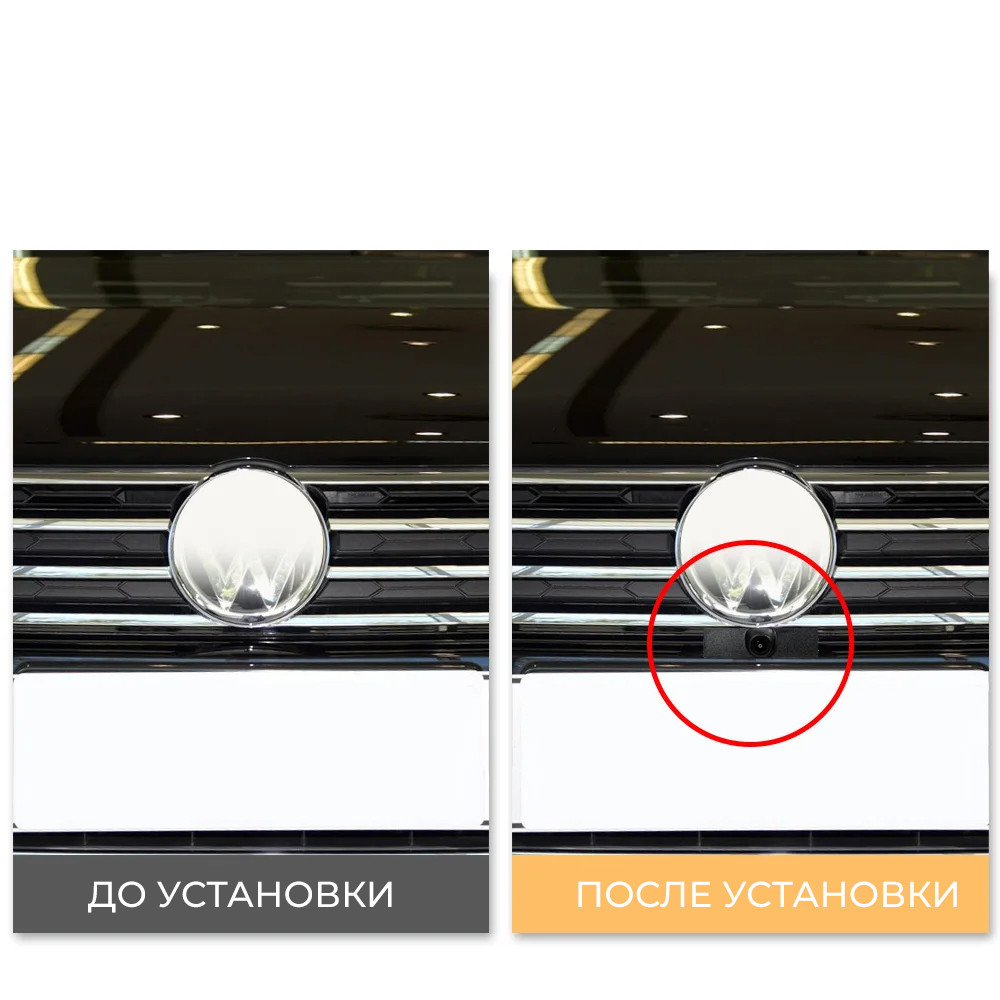 Camera VW Front Touareg (2013-2015) (INCAR VDC-VWF1AHD) Цифровая камера 720P переднего вида в радиаторную решетку VW