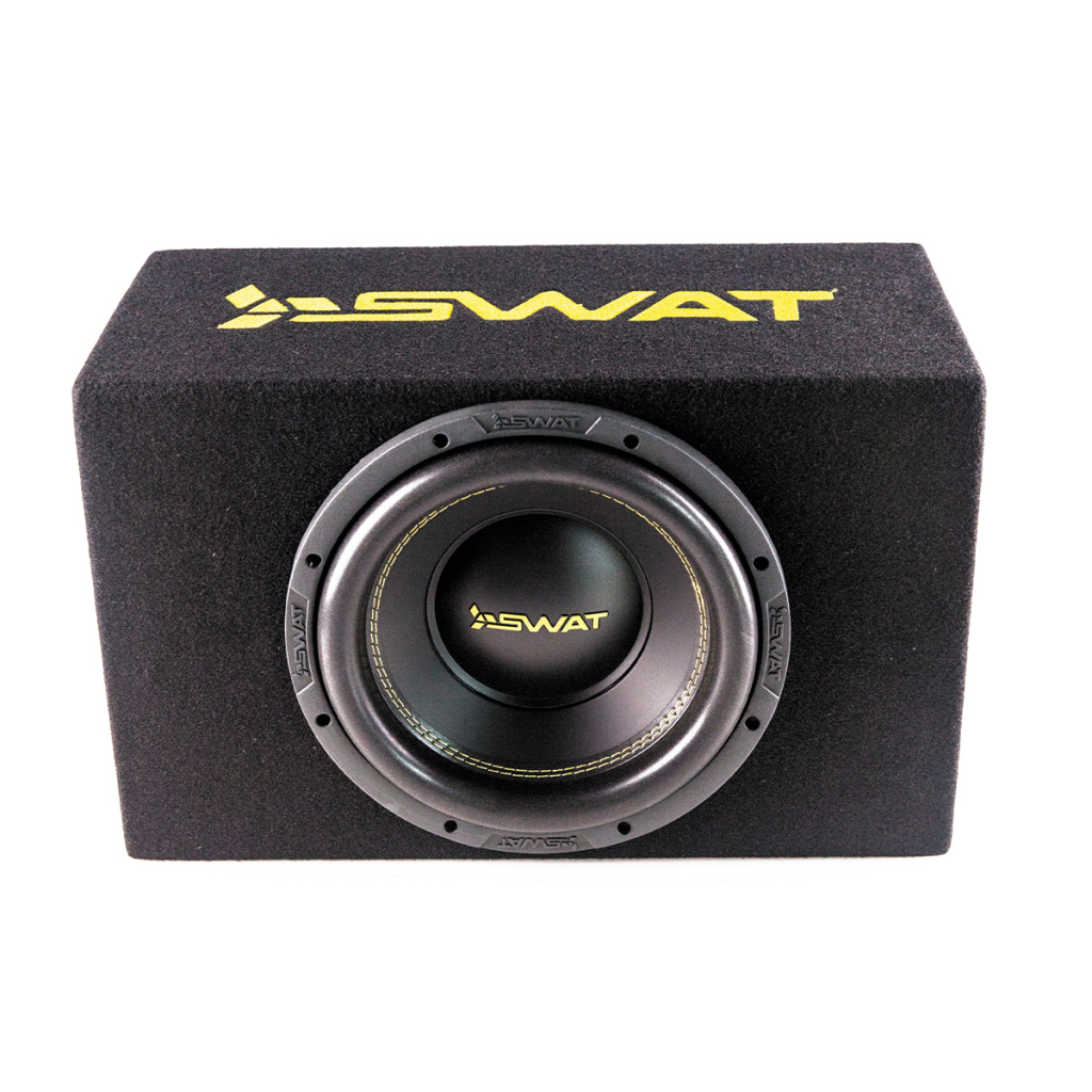 SWAT MAS-10VBA /сабвуфер 10" в корпусе ФИ, активный 300 Вт RMS/